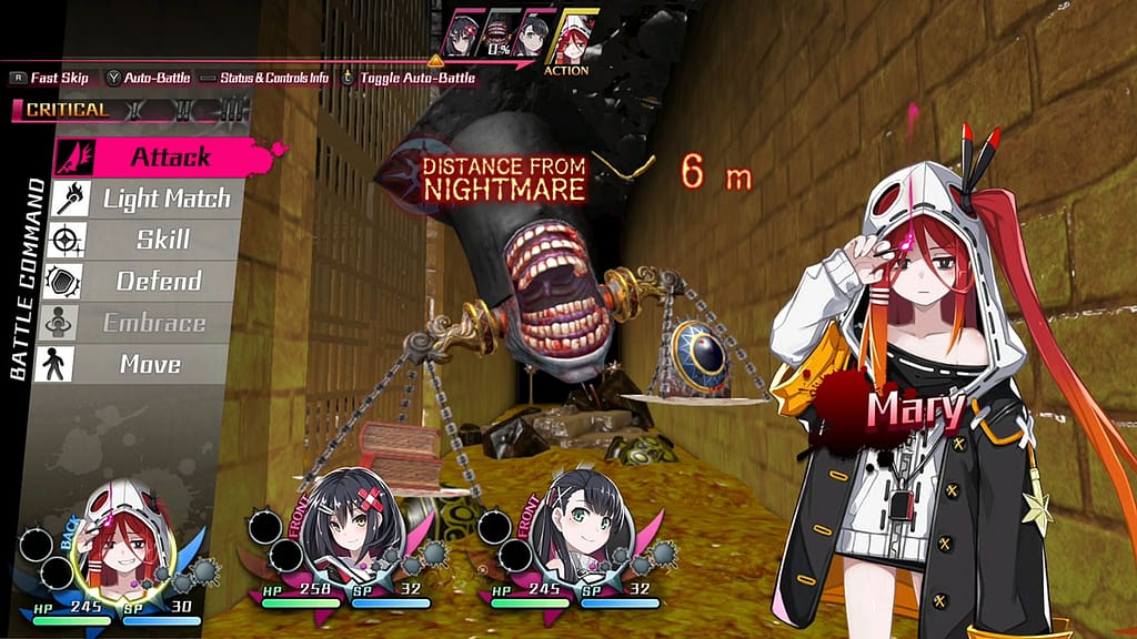Mary Skelter Finale fight